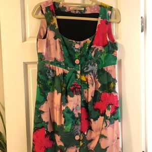 Balenciaga Paris silk shift dress with pockets size 40 US 8